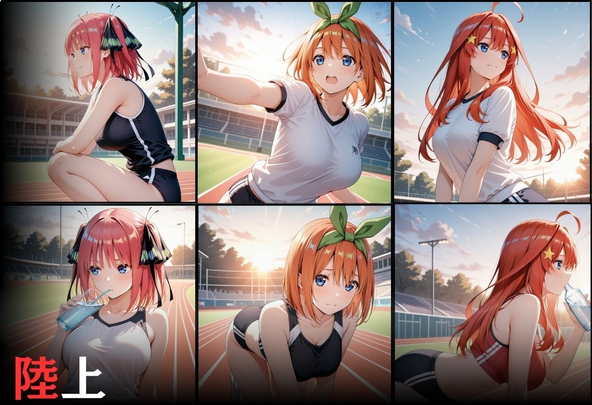 今日の授業は性教育  〜中○二乃・中○四葉・中○五月〜 - サンプル画像 7