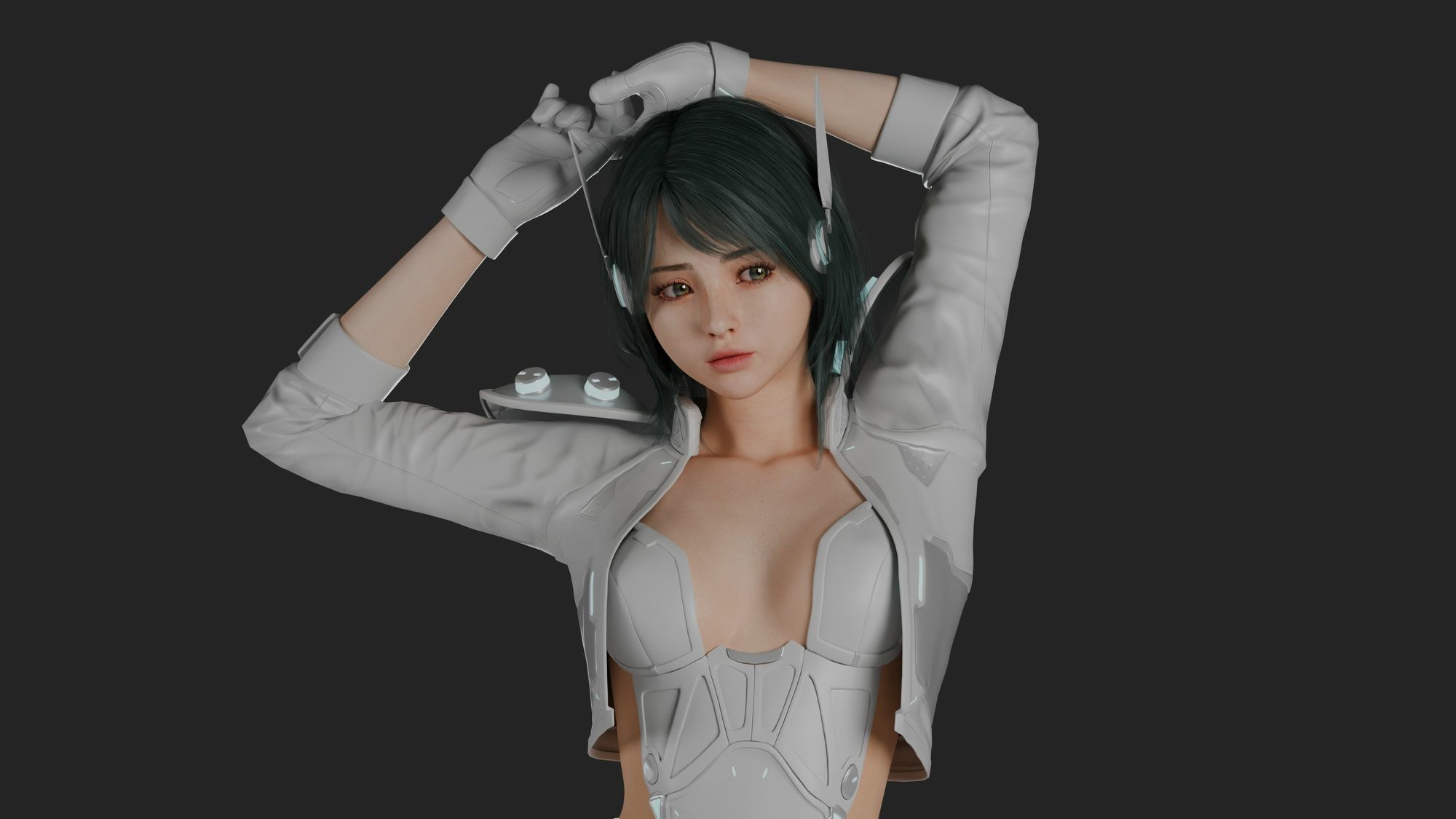 2D＋3DVR VIRTUAL FIGURE MODEL:X-018 FILE.01 - サンプル画像 1