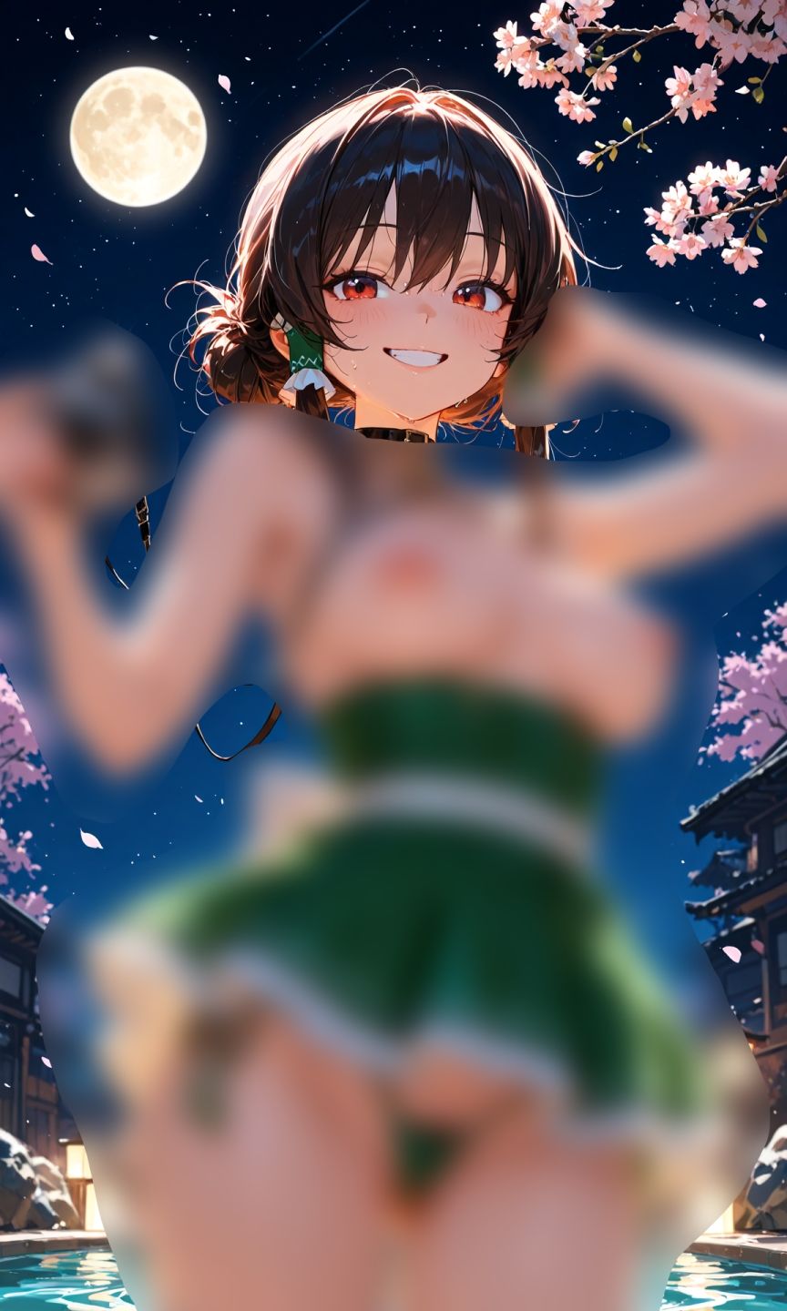 霊夢ちゃんのえっちな写真集vol.29〜春の晴れた夜の風呂編〜 - サンプル画像 4