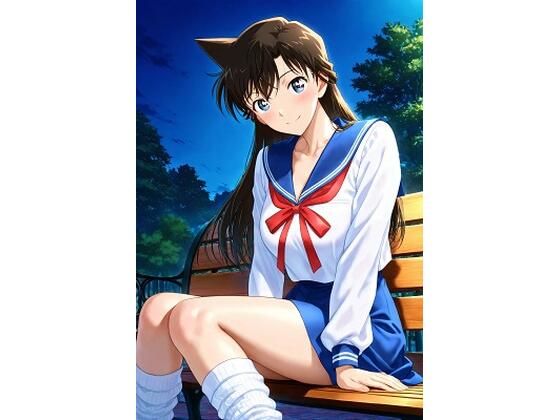 毛〇蘭  セーラー服とルーズソックスでえっち