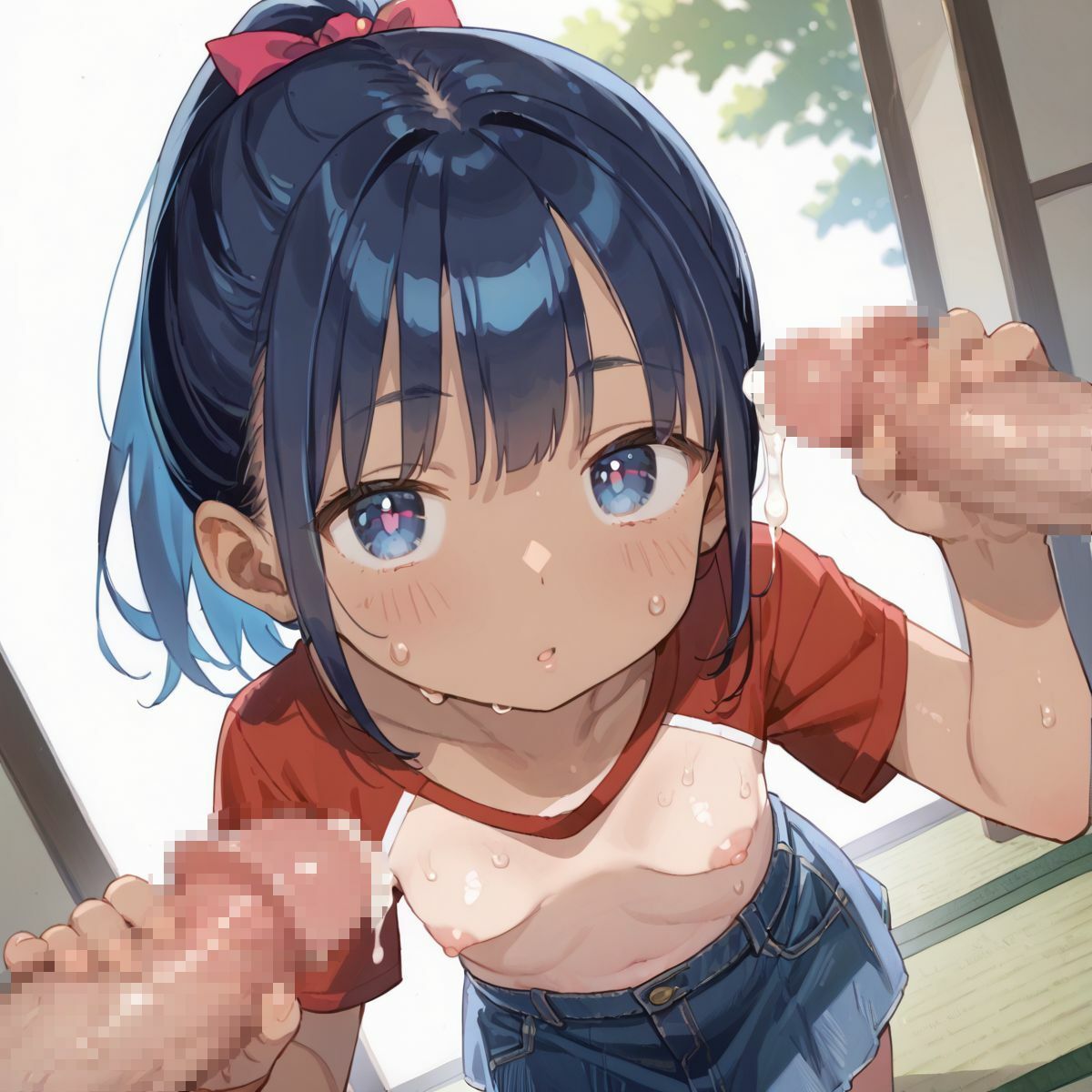 好奇心旺盛すぎるド田舎のこんがりちっぱい娘が食べ放題！05 - サンプル画像 3