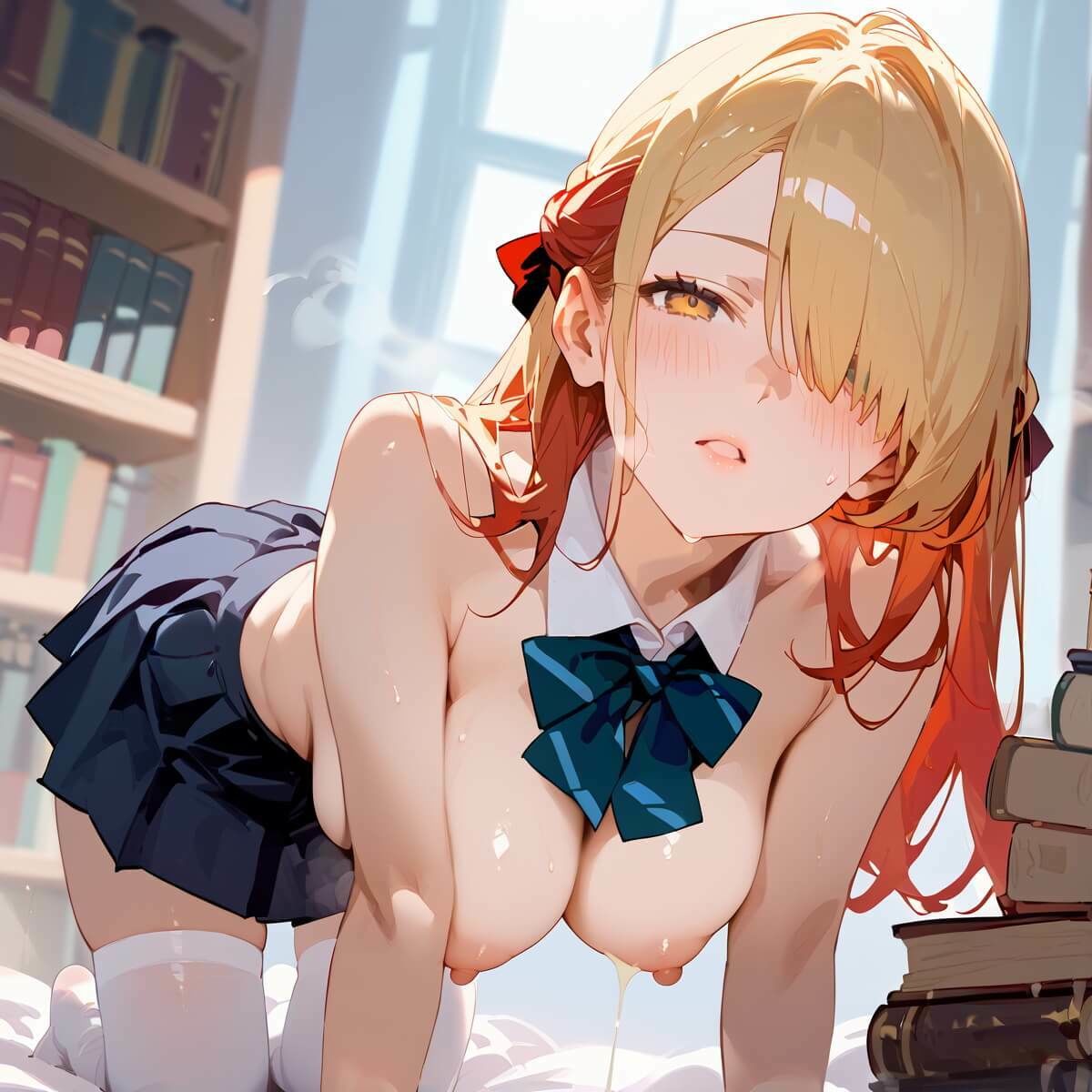 Hな地味図書委員2！190枚 - サンプル画像 2