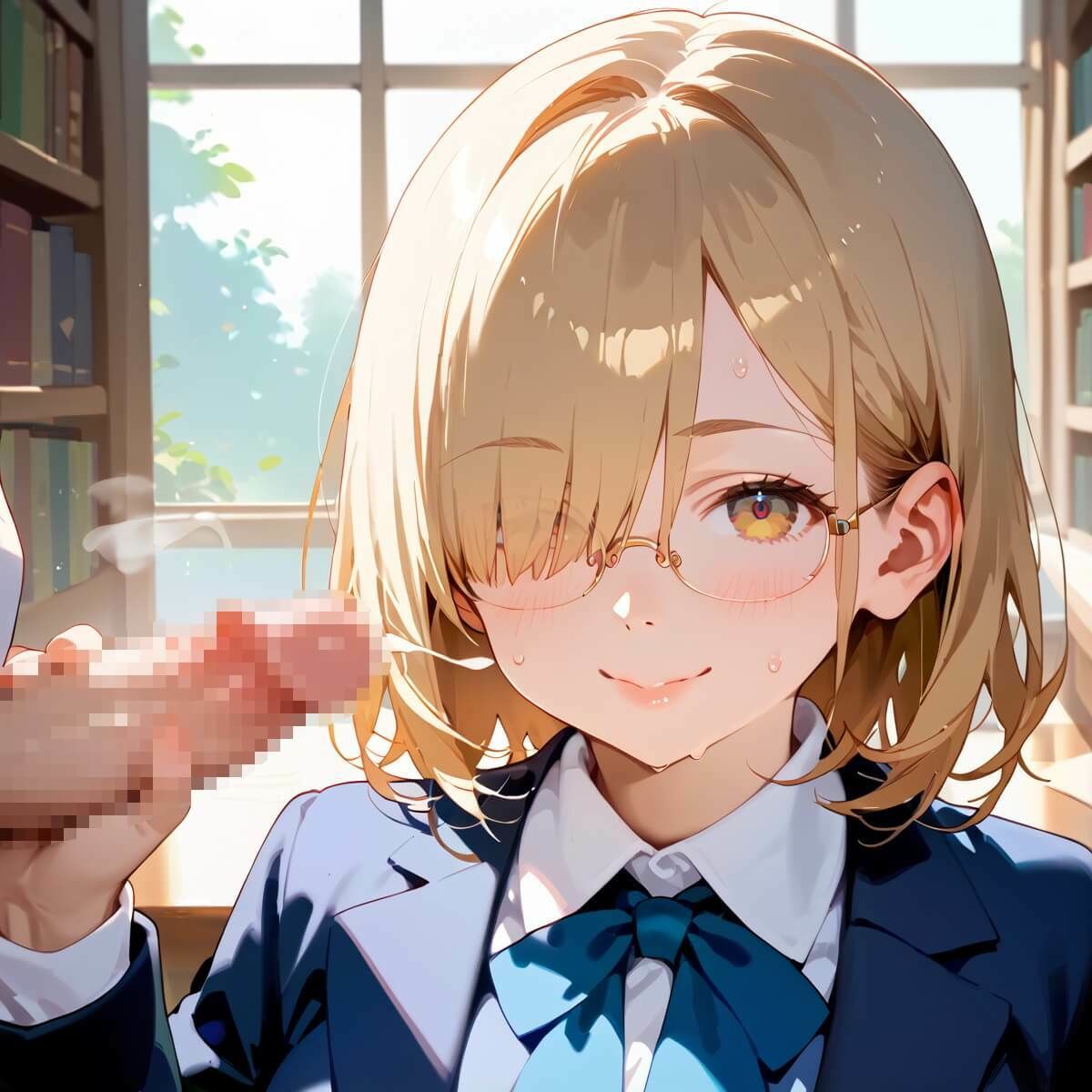 Hな地味図書委員6！190枚 - サンプル画像 8