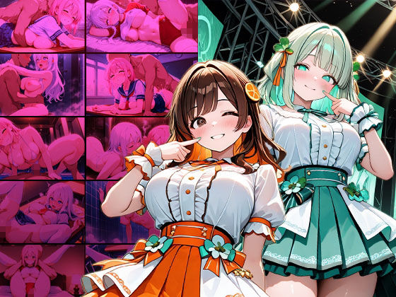 爆乳異色ツインアイドルの衣装ズラしハメ撮り【4K】【FANZA専売】 - サンプル画像 1