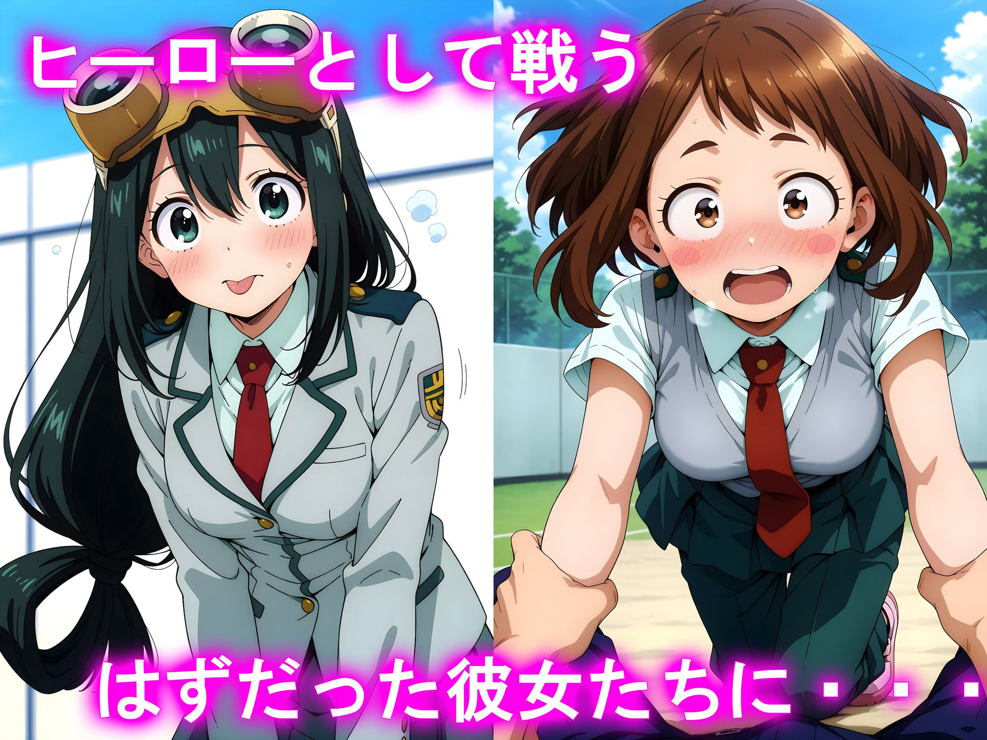 孕ませSEXヒロインズ3  〜僕のヒーロアカ○ミア編〜 - サンプル画像 1