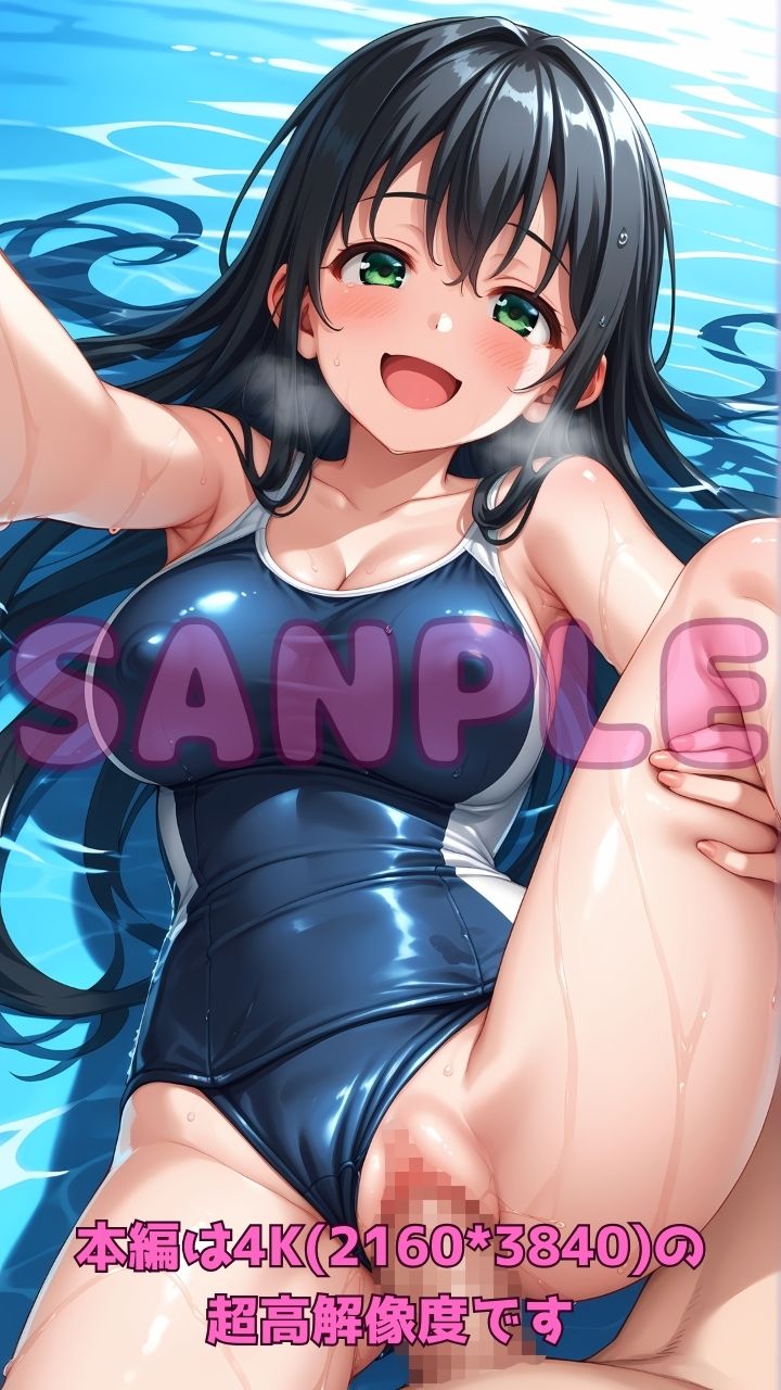 深夜のスク水部〜プールで禁断レッスン3〜 - サンプル画像 6