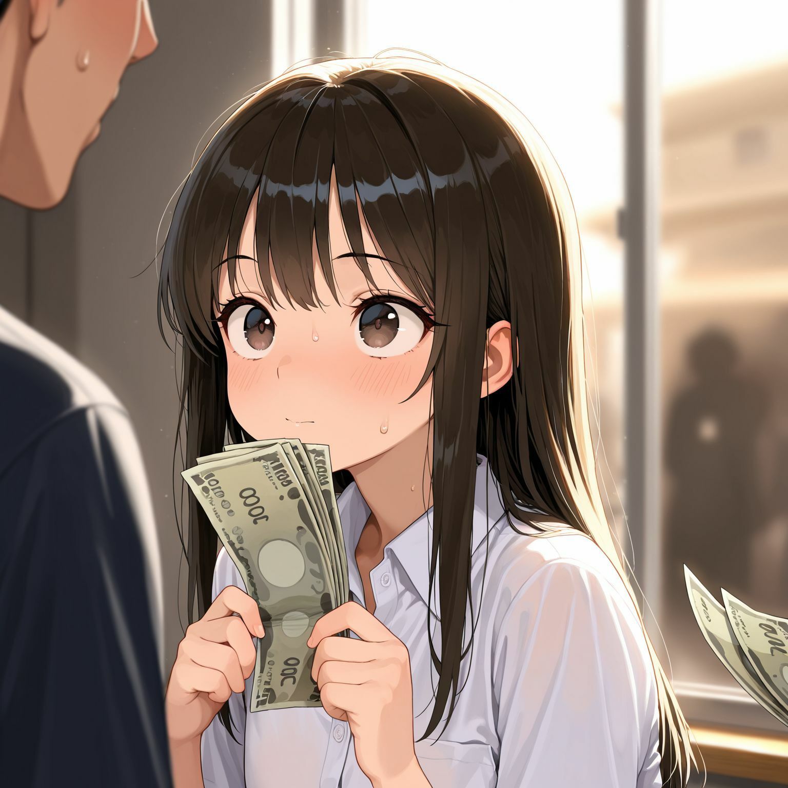 お金を払えば制処理してくれる制服少女 - サンプル画像 7