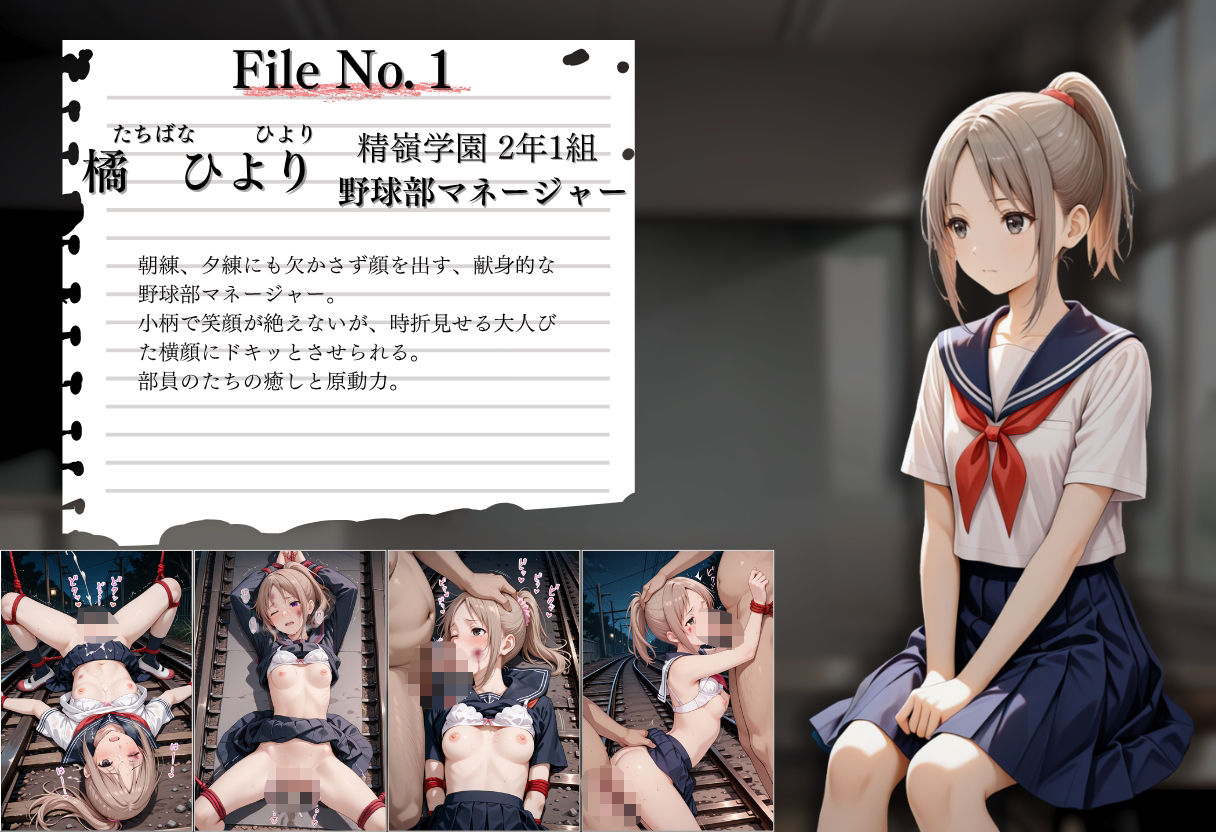 乗ったら最後  痴●され孕まされた野球部マネージャー - サンプル画像 2