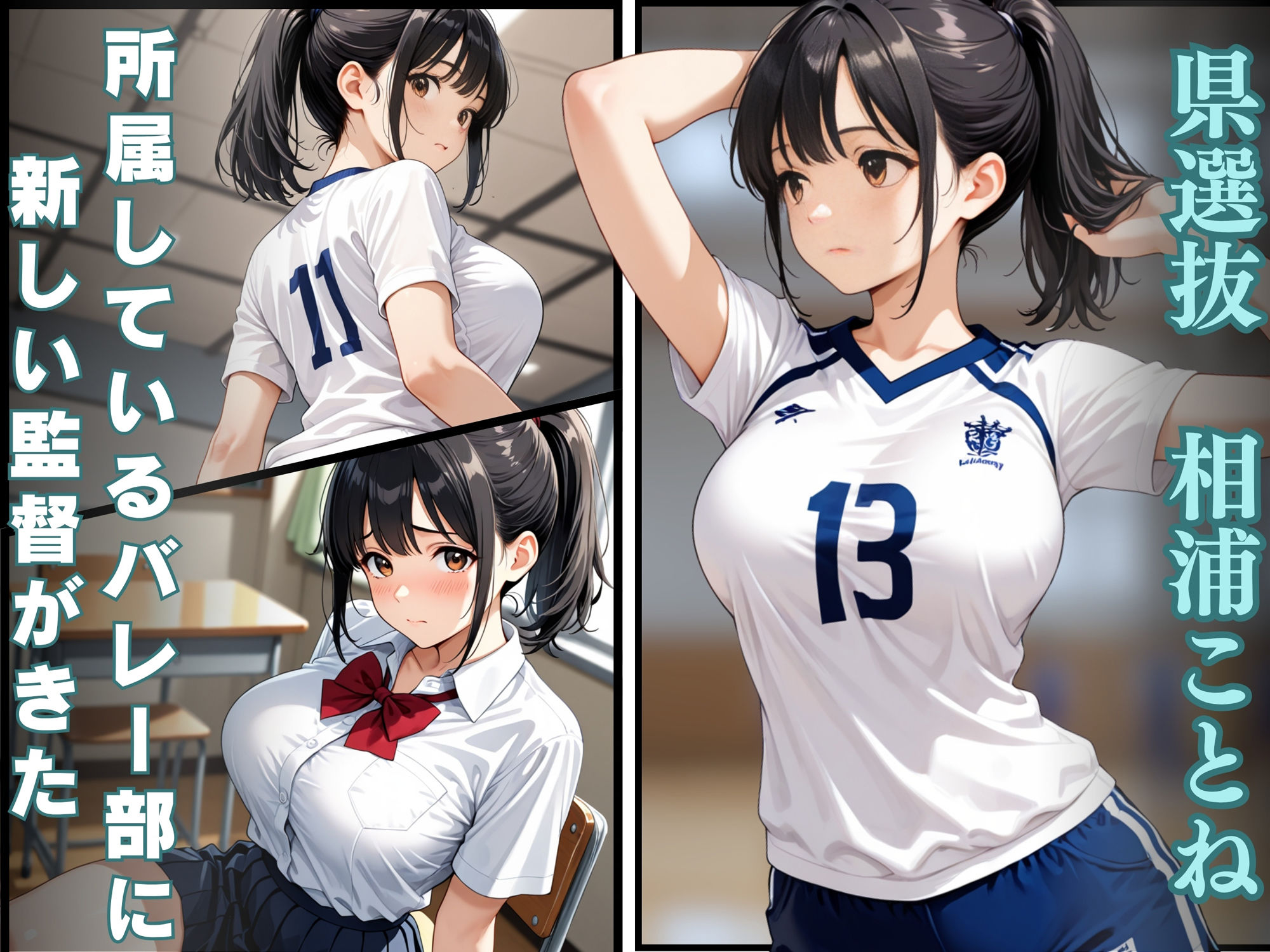 バレー部監督の特別指導で快楽イキ地獄 - サンプル画像 1