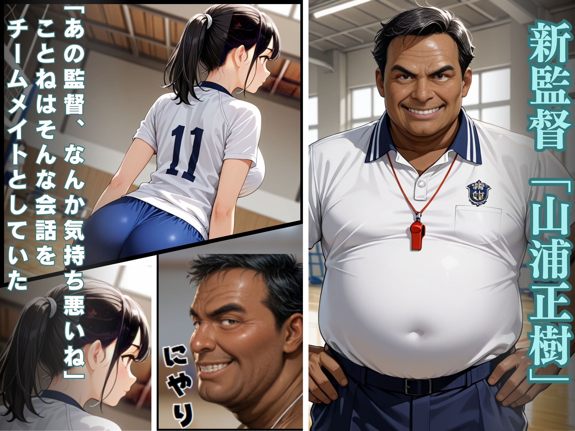 バレー部監督の特別指導で快楽イキ地獄 - サンプル画像 2