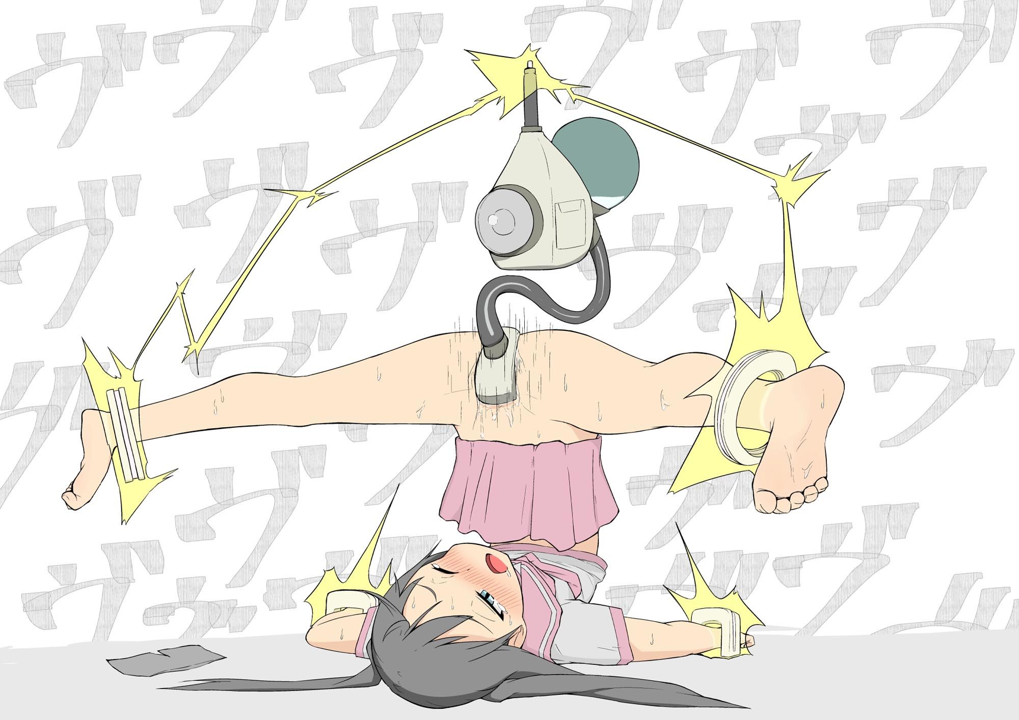 【総枚数201枚】くすぐり、足コキ、拘束（機械、玩具）、その他イラストまとめ【60枚＋差分141枚】 - サンプル画像 1