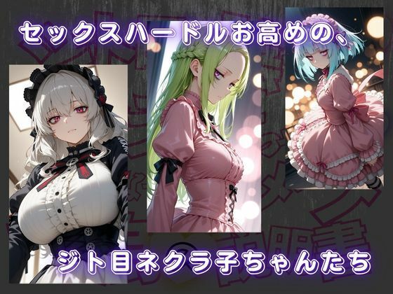 ジト目で陰キャなネクラ子ちゃんと仲良くなってハメハメする為の説明書VOL.1 【ゴスロリガールズ編】 - サンプル画像 1