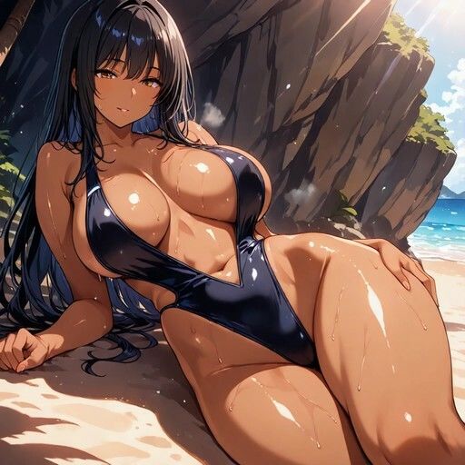 巨乳×水着シリーズ vol.6 - サンプル画像 4