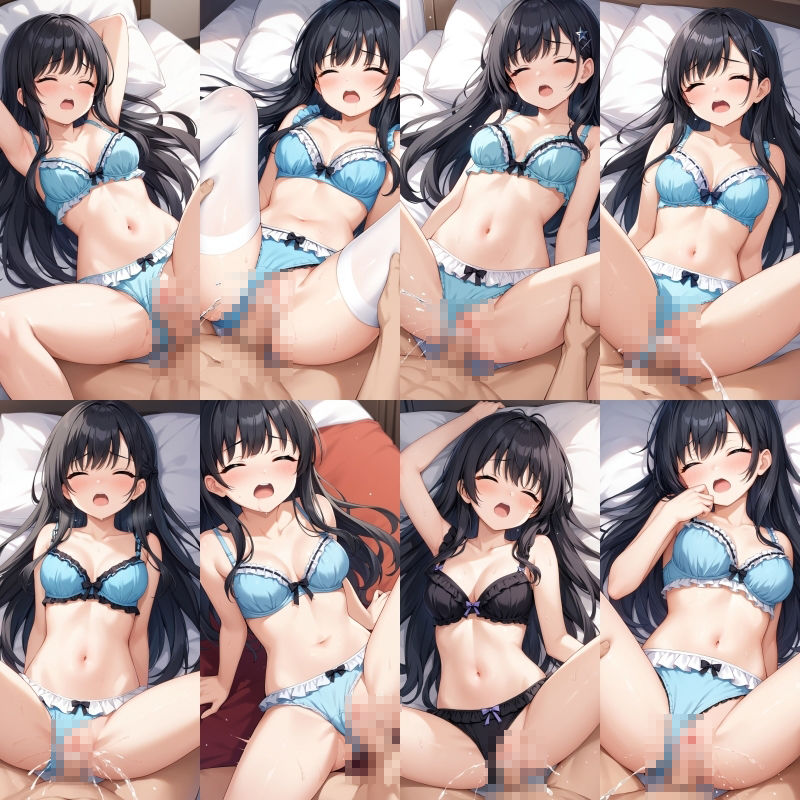 フリフリ下着で潮吹きセックス【500枚】 - サンプル画像 6