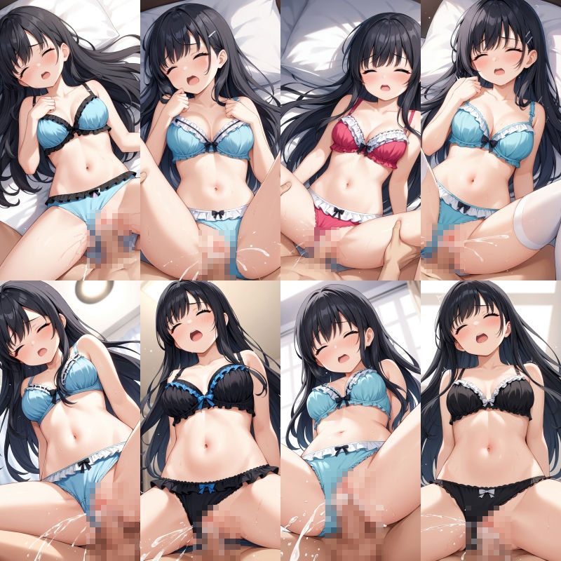 フリフリ下着で潮吹きセックス【500枚】 - サンプル画像 7