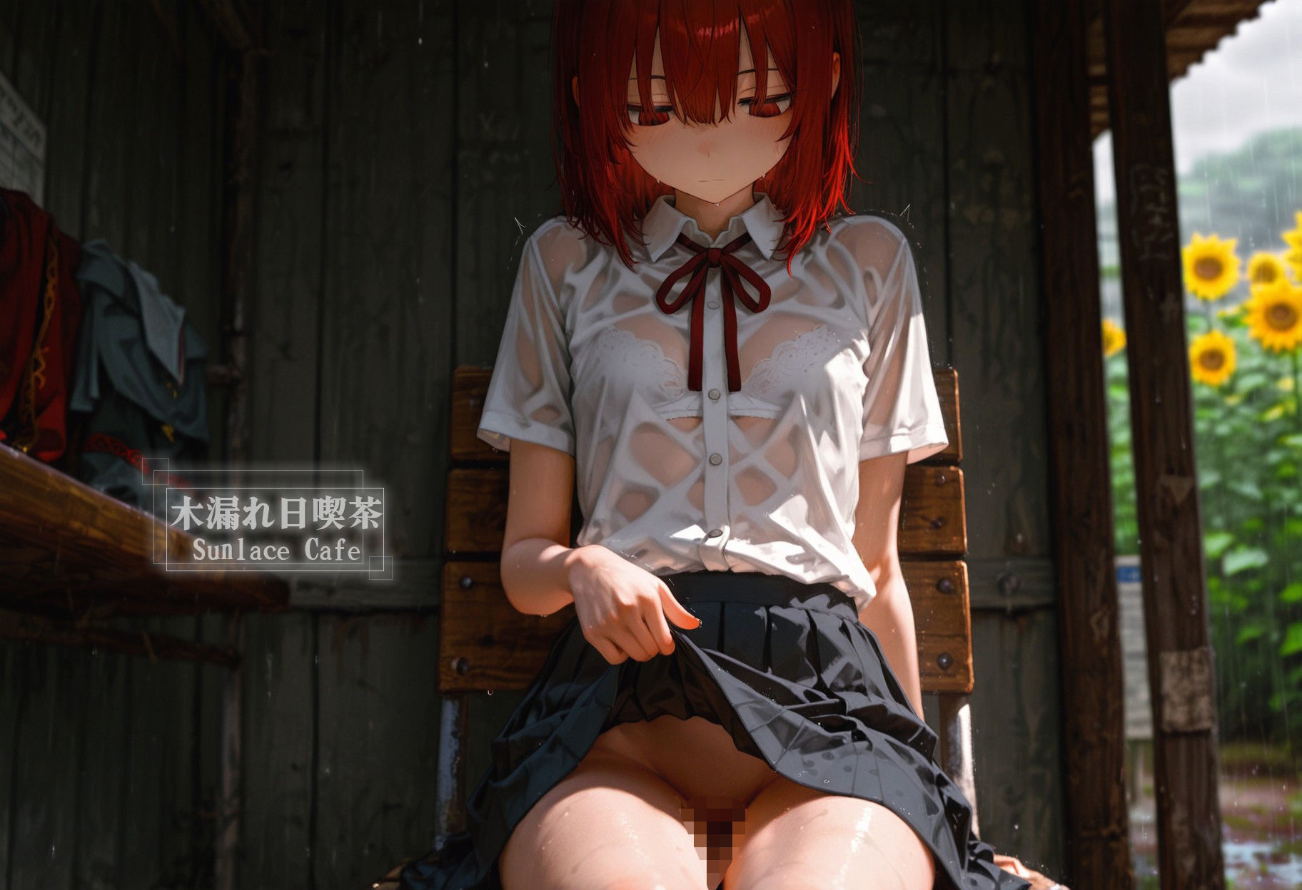 ひと夏、田舎のバス停と通り雨 -No One， No Time- vol.1 - サンプル画像 7