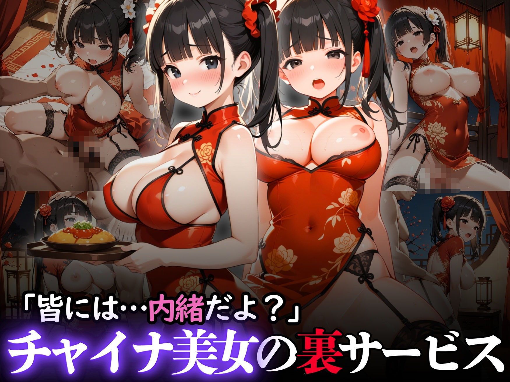 「皆には…内緒だよ？」チャイナ美女の裏サービス - サンプル画像 1
