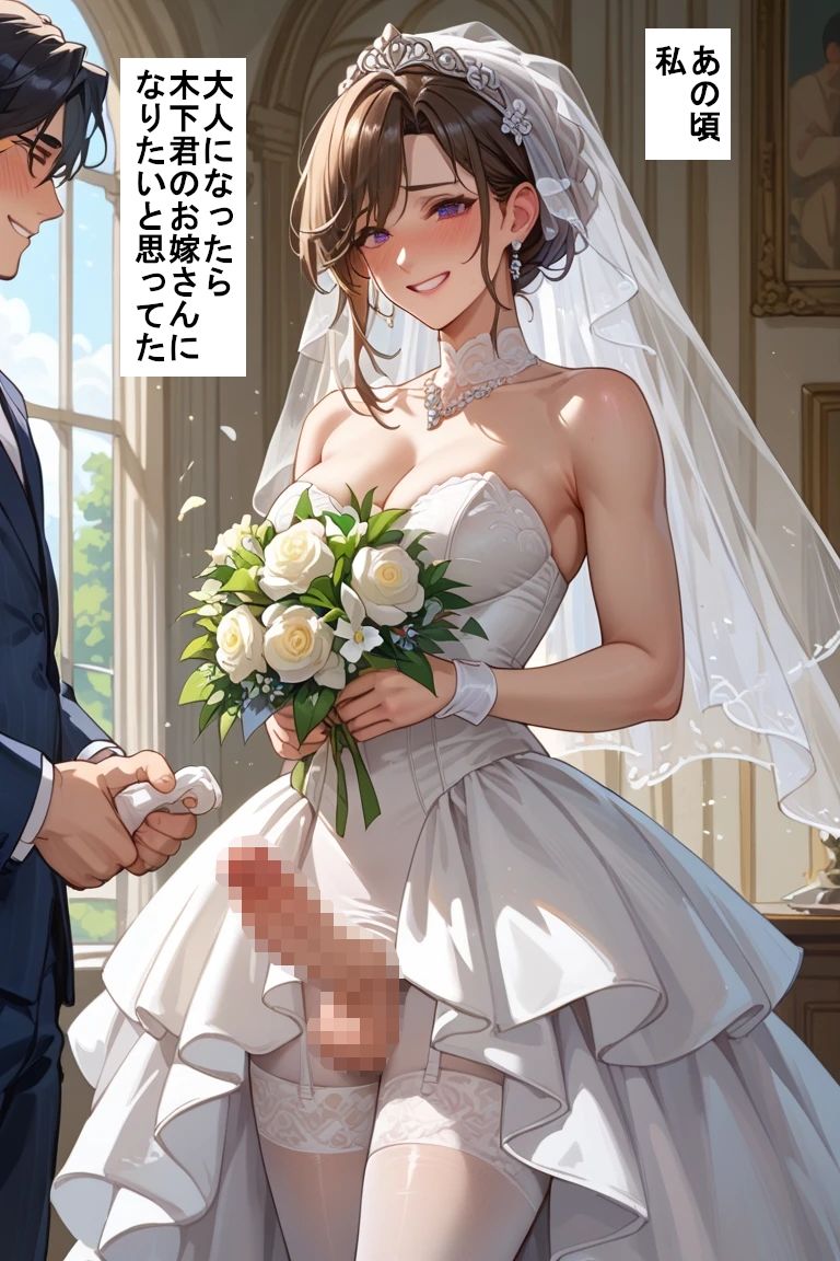 僕のお尻の穴が性器に変わるまで2 紗季の場合（ストーリー付）  親友の花嫁になるのが夢だった男の娘のリアルな陥穽 - サンプル画像 7