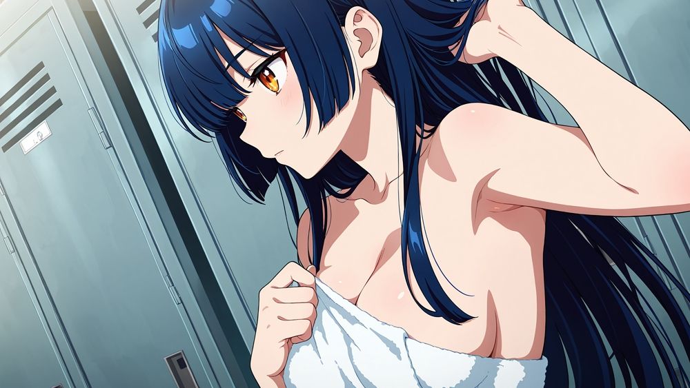 爆乳スク水美少女2人と教師の蜜月プールタイム【4K】 - サンプル画像 9