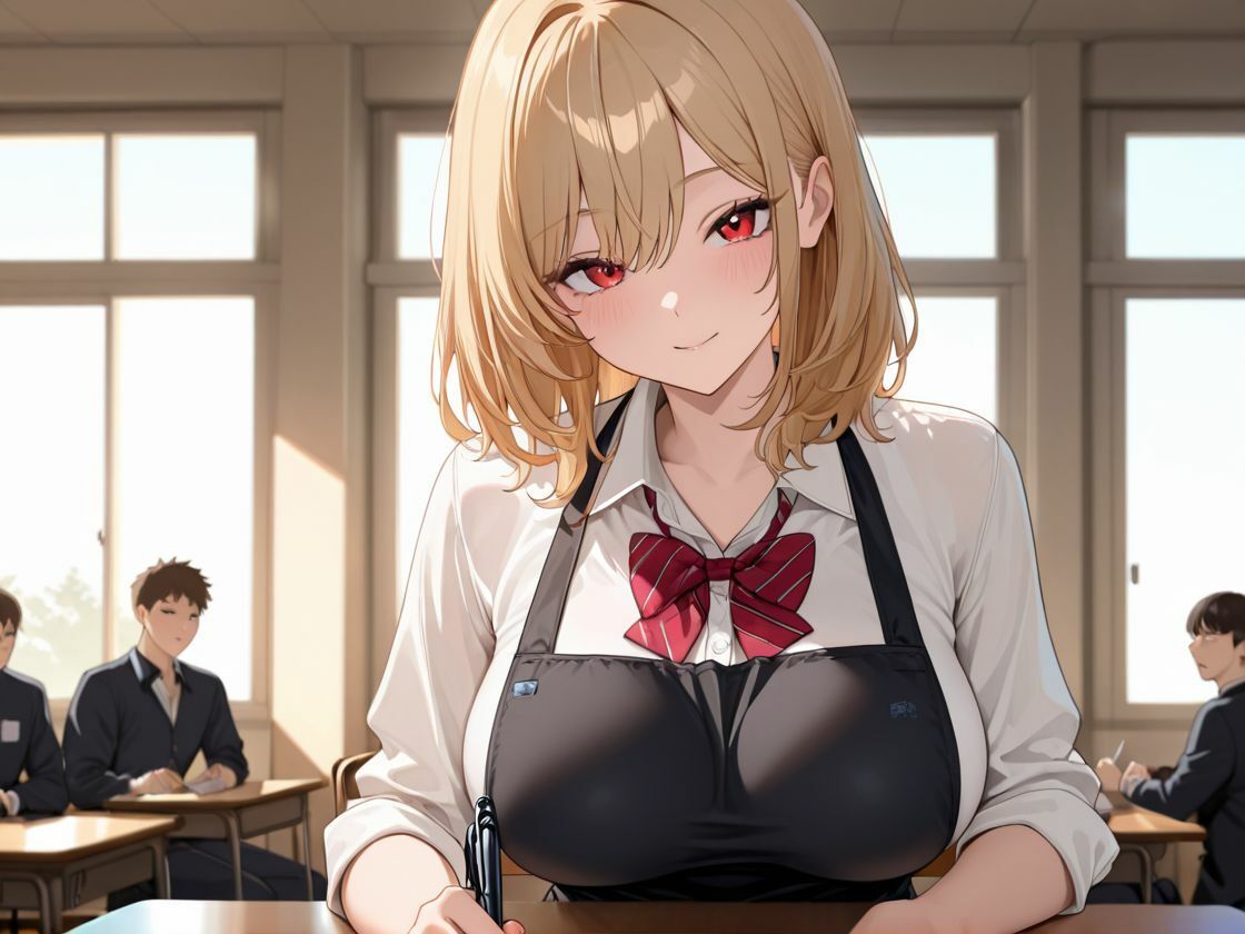 爆乳ビッチに汗だくSEXで中出し性生活 - サンプル画像 1