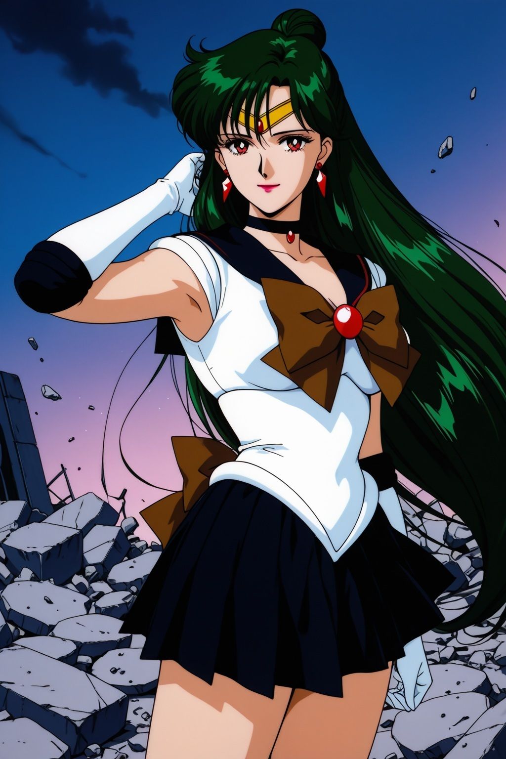 敗北ヒロイン 美少女戦士プルートの陥落 - サンプル画像 1