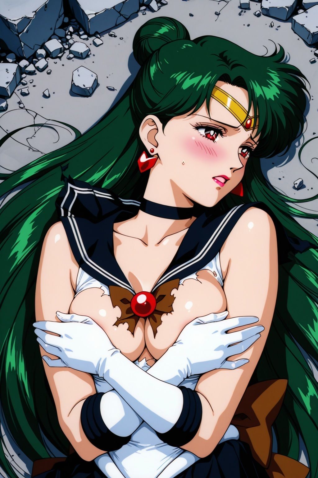 敗北ヒロイン 美少女戦士プルートの陥落 - サンプル画像 4