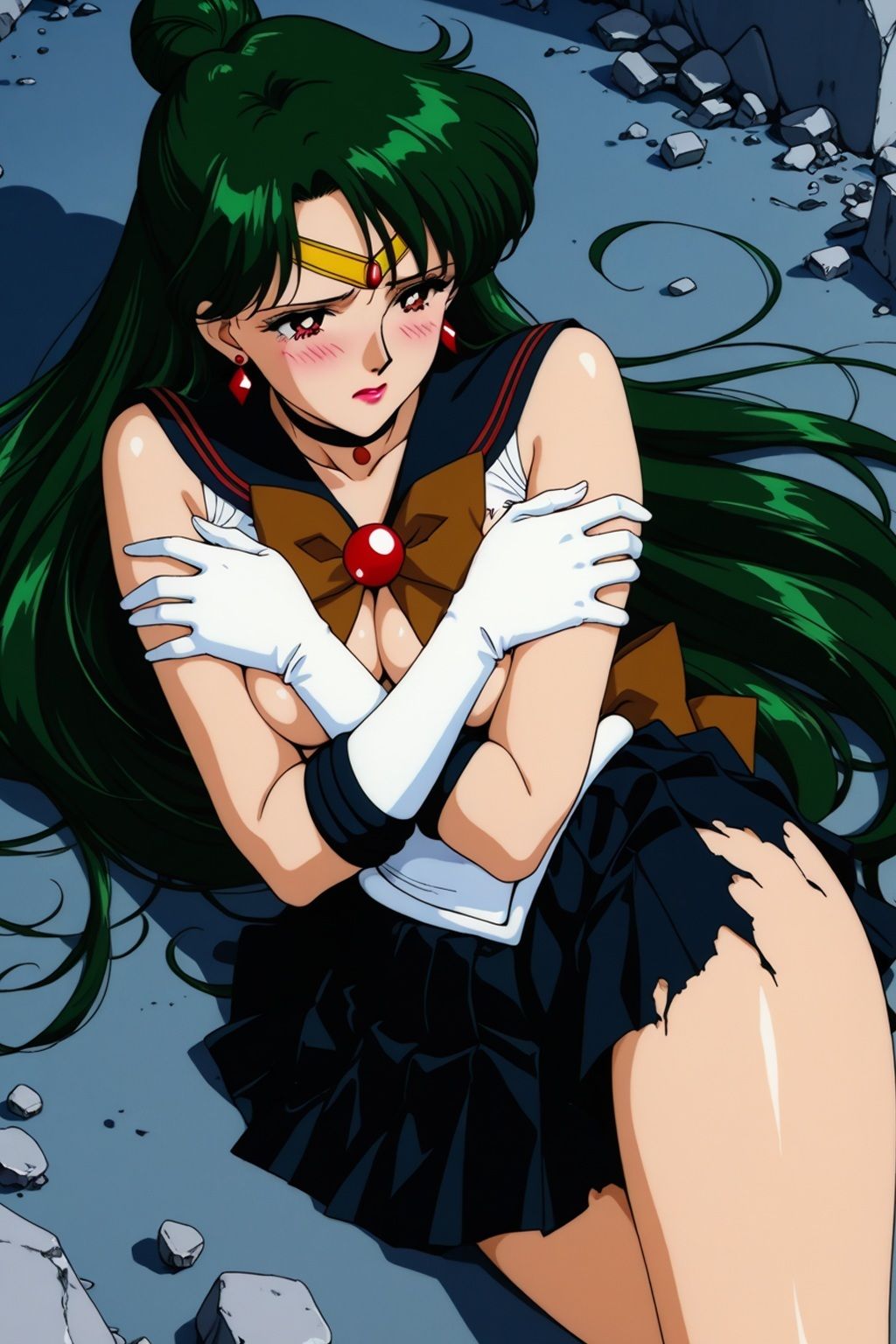 敗北ヒロイン 美少女戦士プルートの陥落 - サンプル画像 7