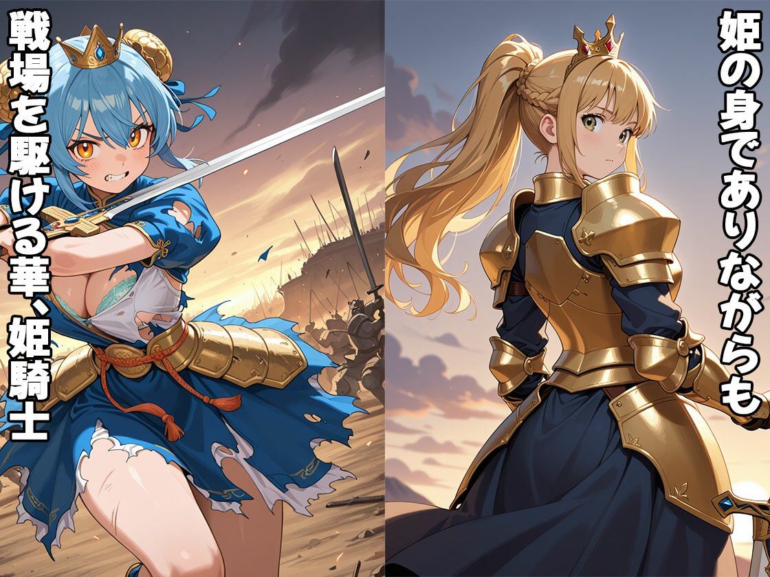 敗北姫騎士（CG100枚） - サンプル画像 1