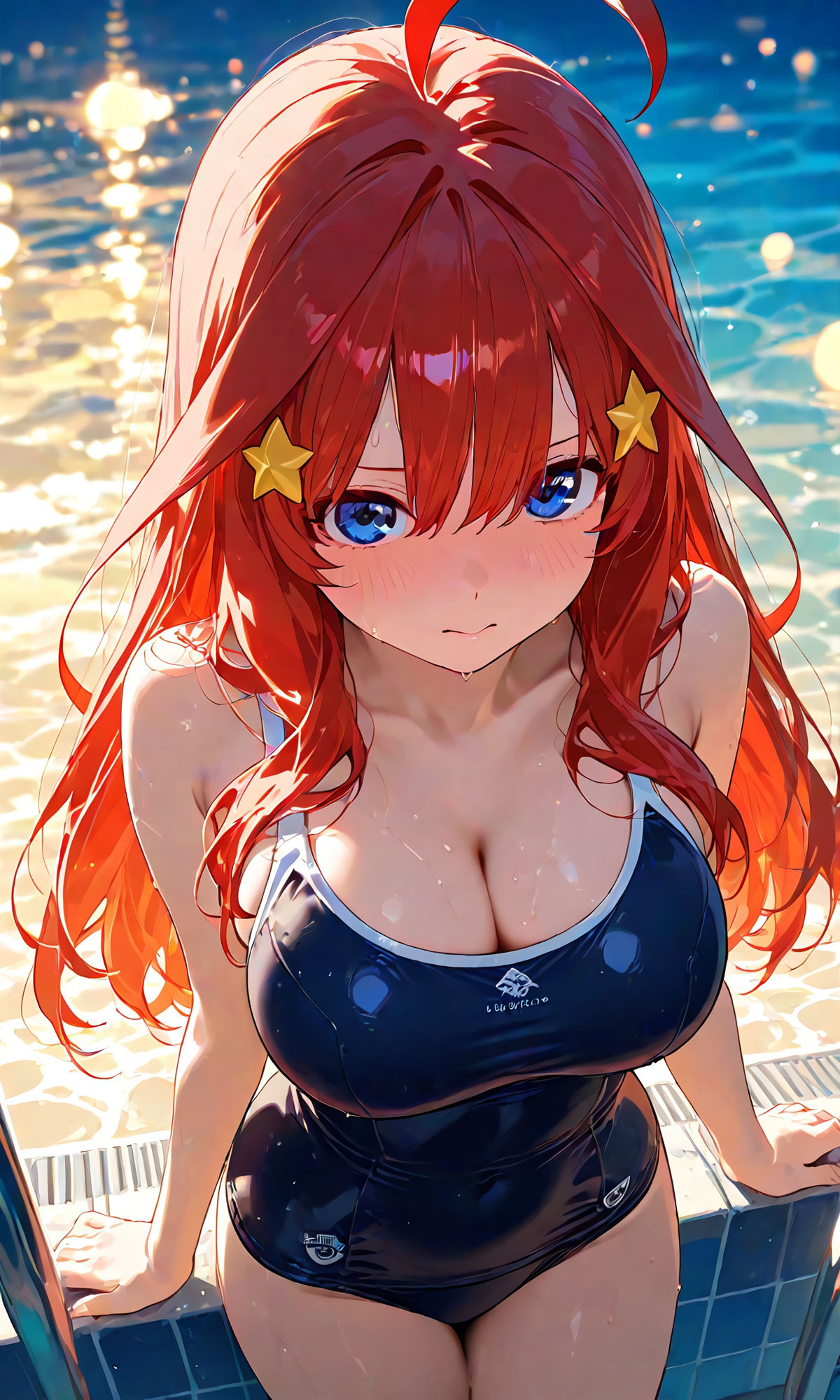 五月とスク水えっち/CG219枚 - サンプル画像 1