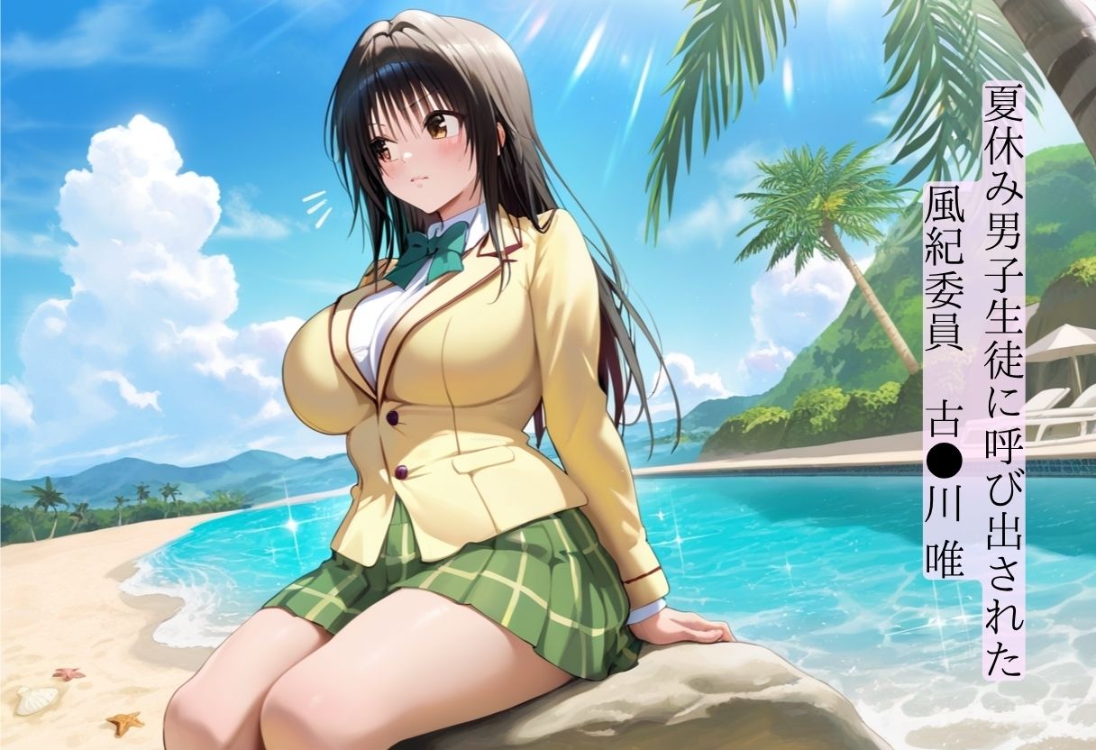 風紀委員  夏休みのお仕事  -古〇川 唯- - サンプル画像 2
