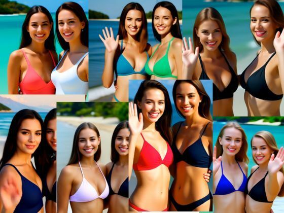 bikini girls - サンプル画像 1