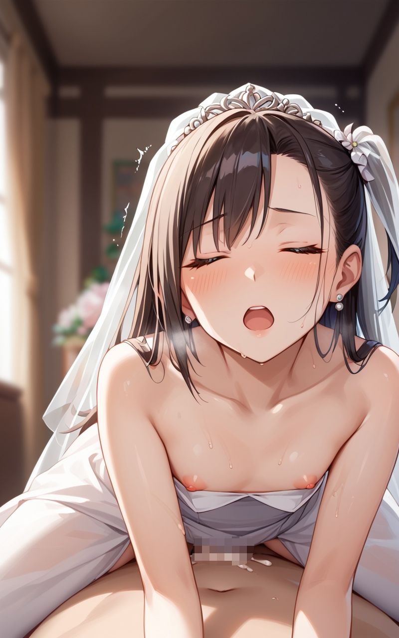 コスプレ男の娘  ウェディングドレス編 - サンプル画像 3