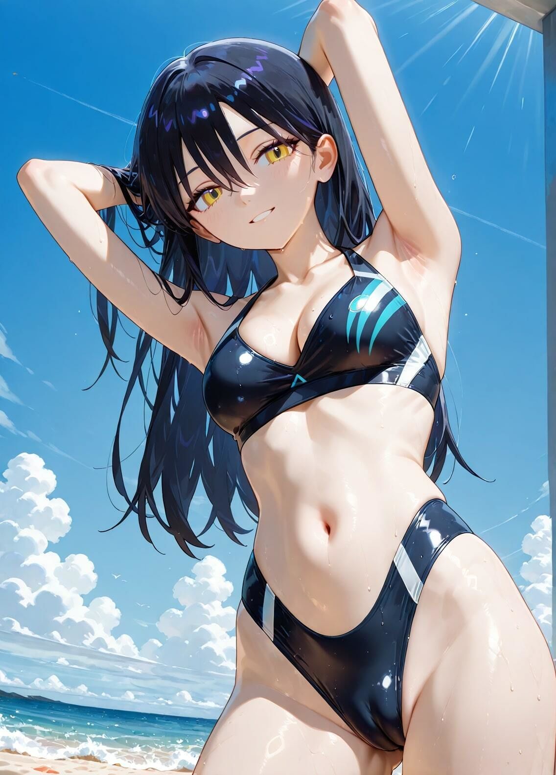 「機動戦士Gundam GQuuuuuuX」ニャアン セクシー写真集7（全500枚） - サンプル画像 1