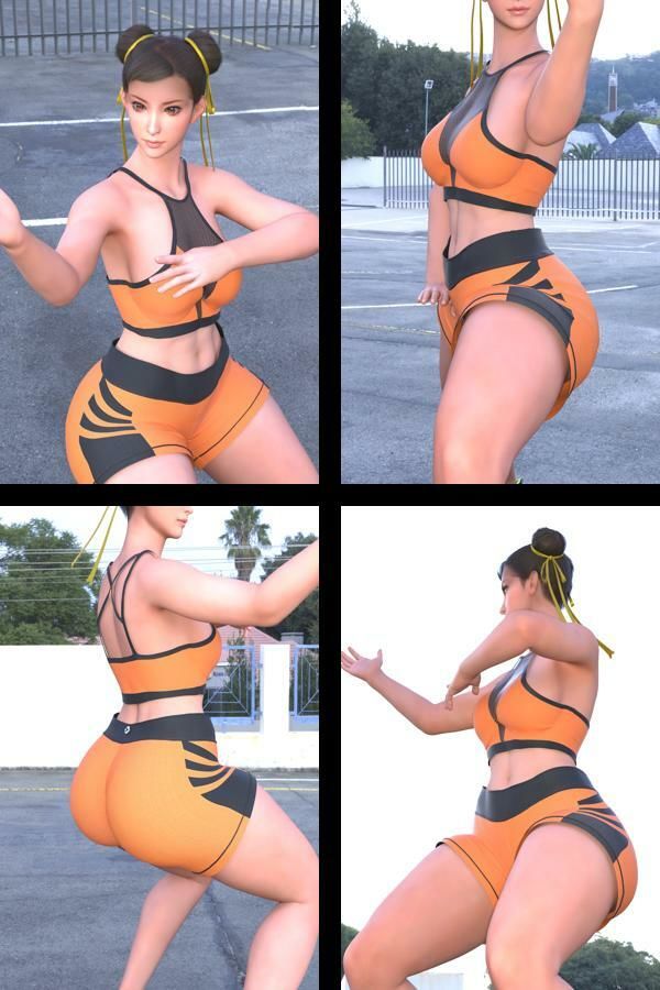 【TD100】最強の元祖格闘女子『春麗（チュンリー）』の写真集 Beautiful_Spring-010 - サンプル画像 1