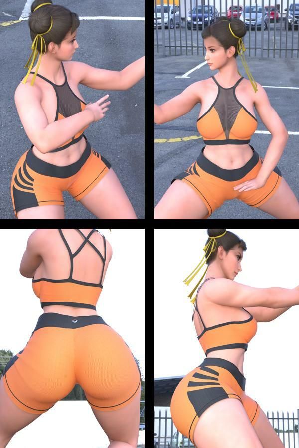 【TD100】最強の元祖格闘女子『春麗（チュンリー）』の写真集 Beautiful_Spring-010 - サンプル画像 2