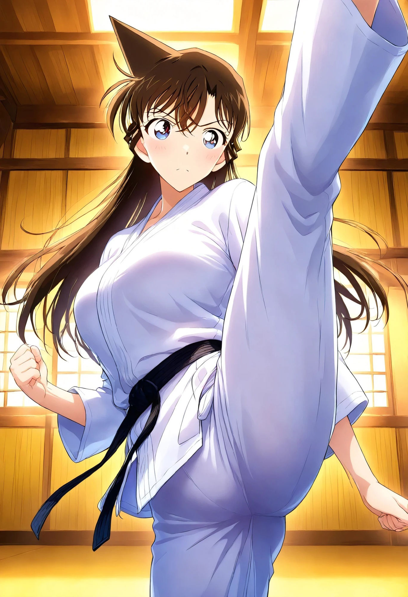 毛〇蘭  空手とデンマオナの練習 - サンプル画像 3