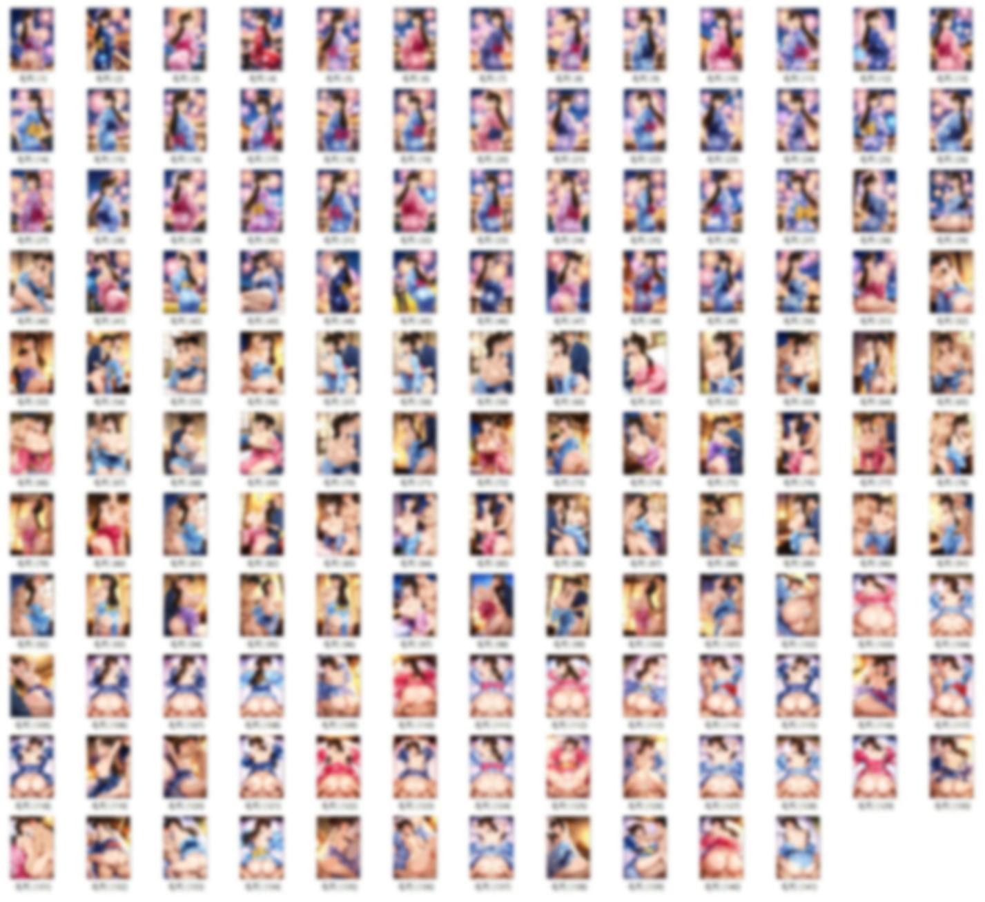 毛〇蘭  浴衣で花火 - サンプル画像 5