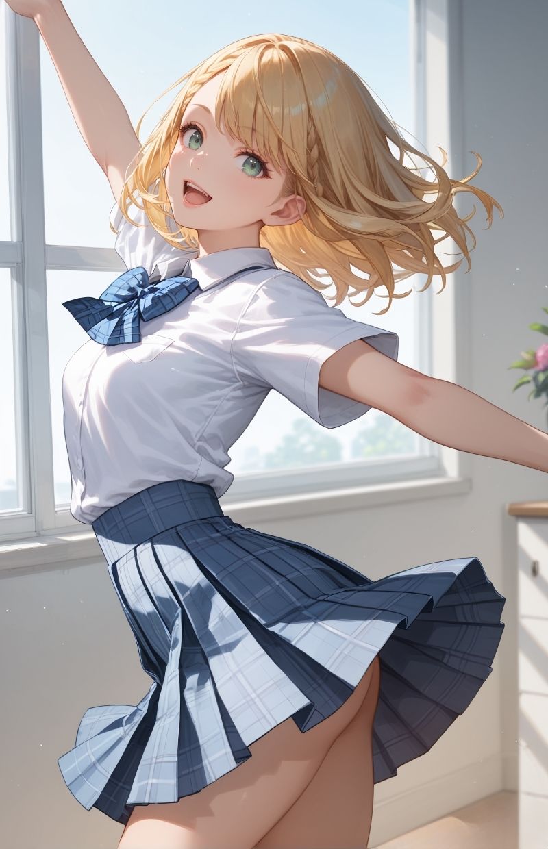 グラビア＆裏画像 JKアイドル 桜井れいな - サンプル画像 1