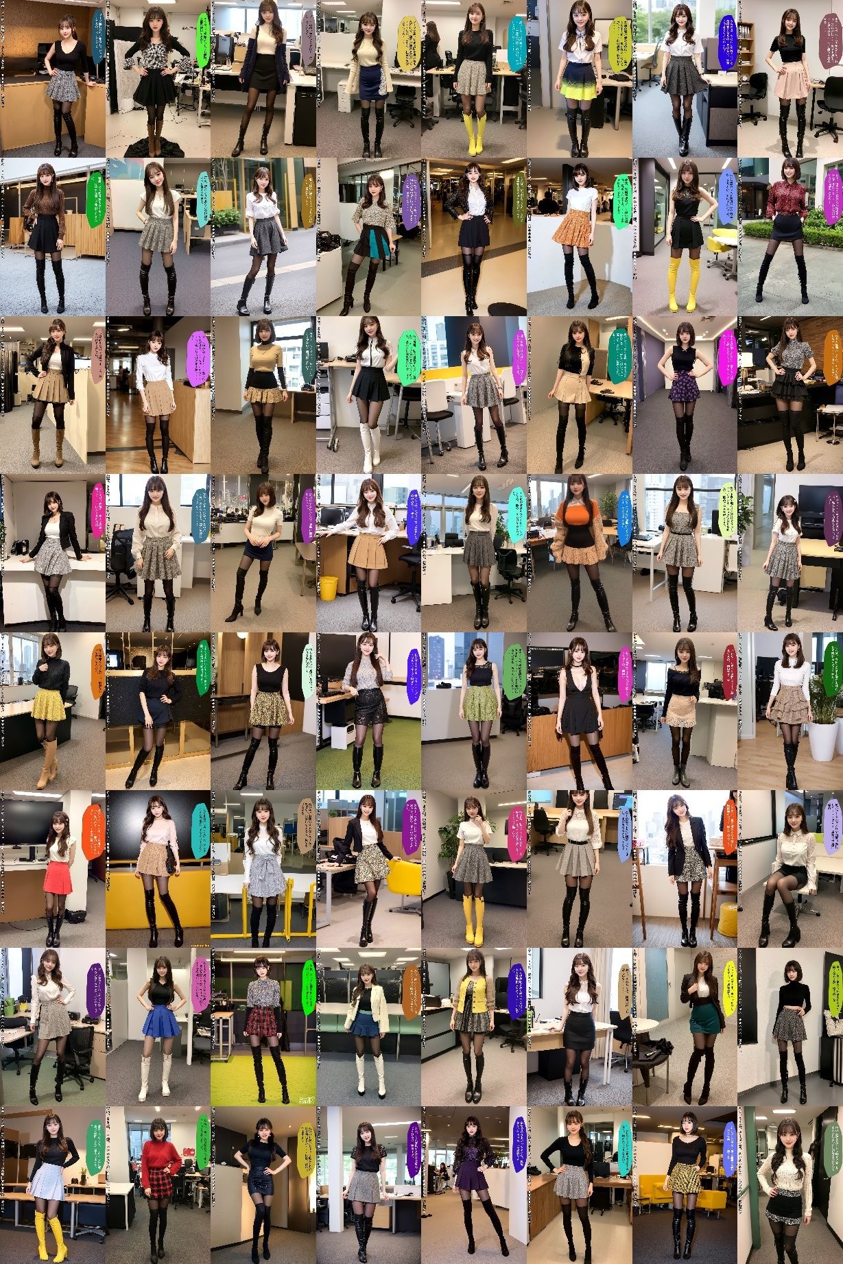 黒ストブーツOL〜足臭妄想オカズ天国〜 vol.3 - サンプル画像 9