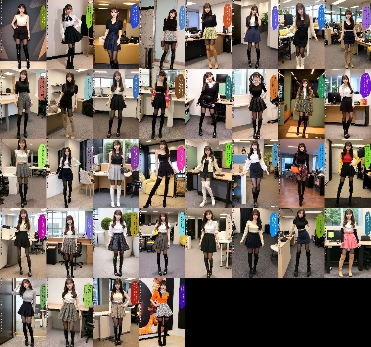 黒ストブーツOL〜足臭妄想オカズ天国〜 vol.3 - サンプル画像 10