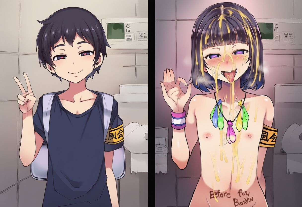 便所風紀委員のお仕事 - サンプル画像 7