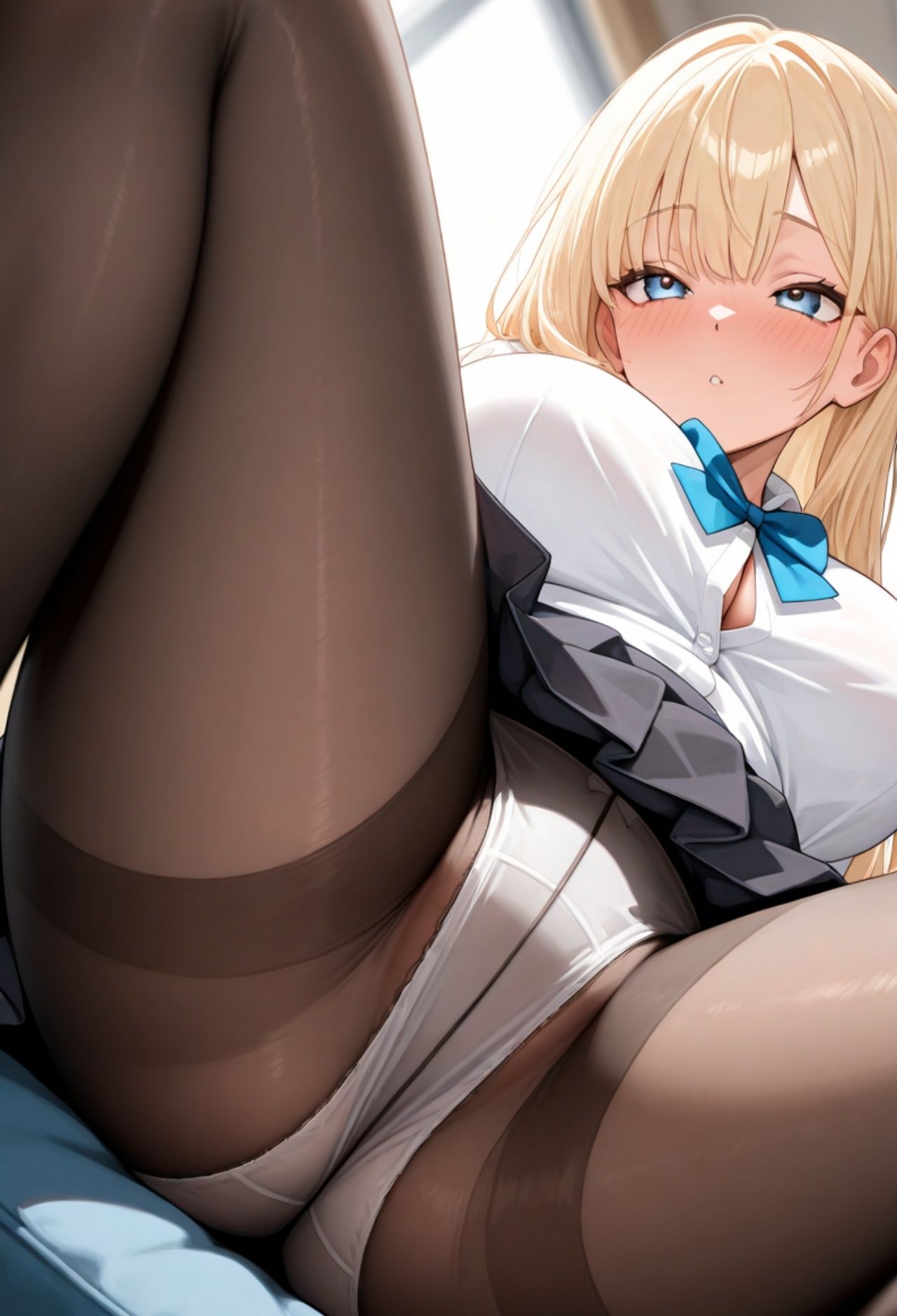 性育学院  NO.19  爆乳黒髪＆金髪ギャル - サンプル画像 1