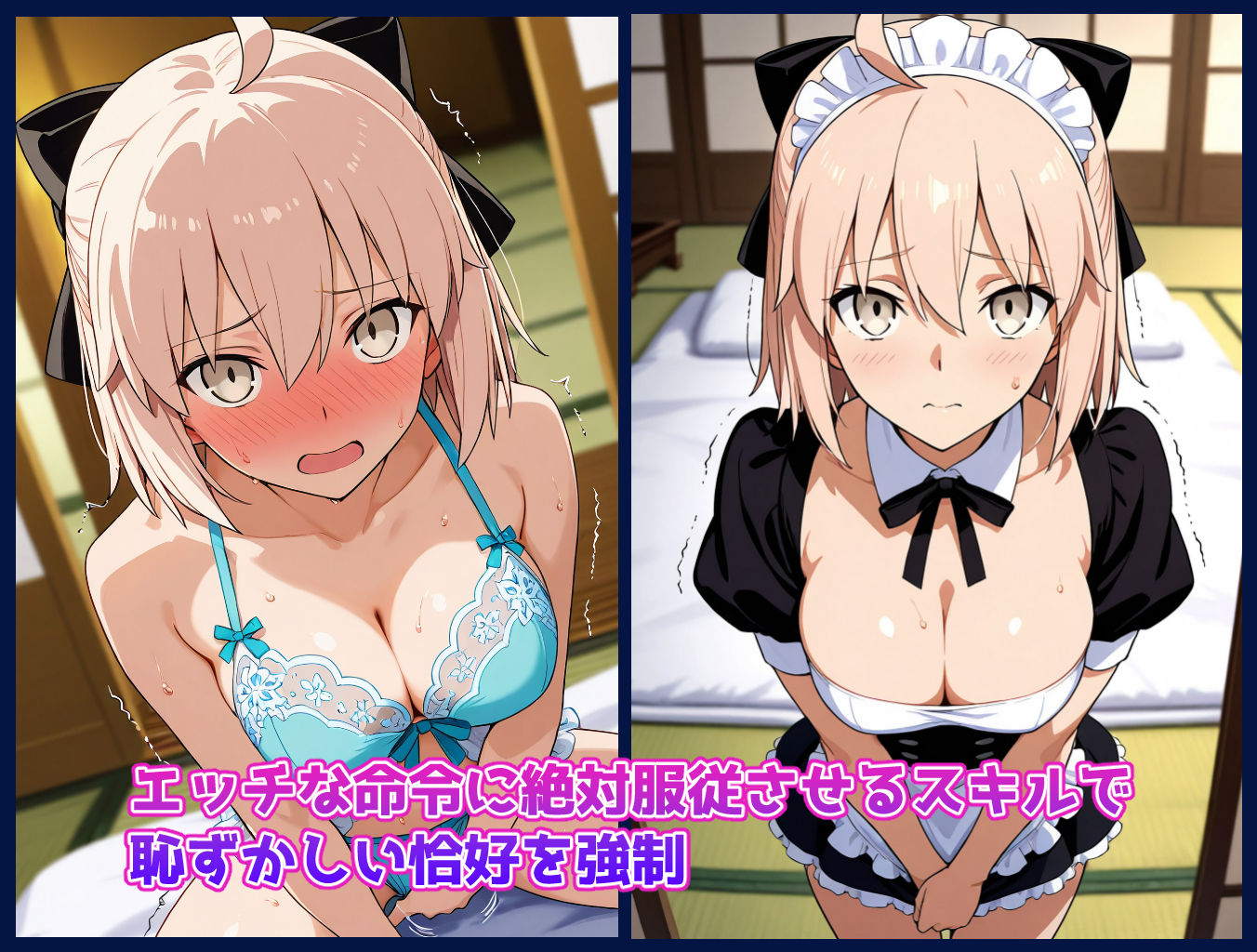 ［サークル20作品目記念 95％OFF］チートスキルで女の子をH漬けにして性奴●にする話 〜沖田総司編〜 - サンプル画像 1