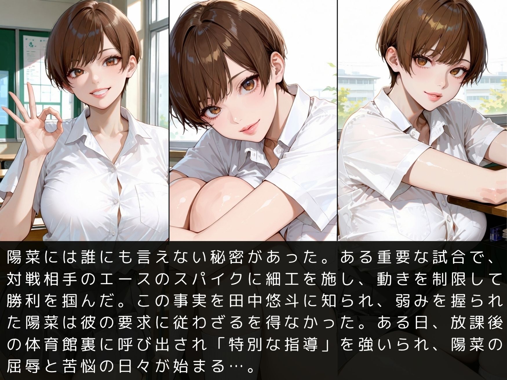 放課後の性指導 〜片寄陽菜の禁断の記録-ハメ撮り - サンプル画像 4