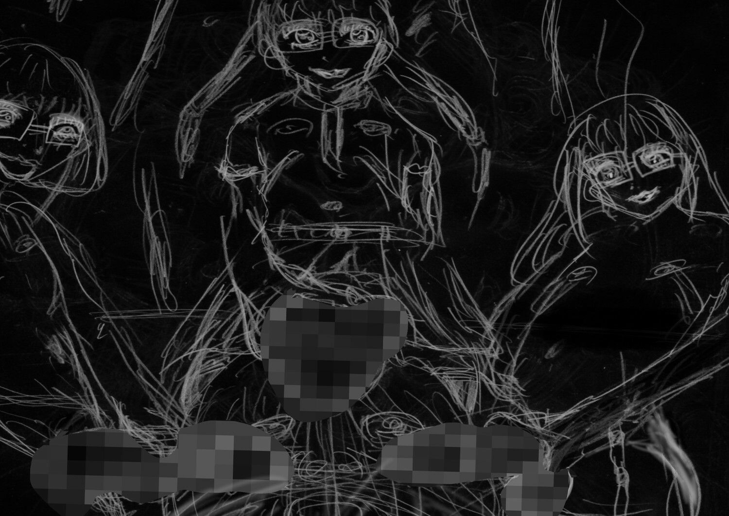 黒よりも黒い黒戯絵集「男の娘アソート」 - サンプル画像 6