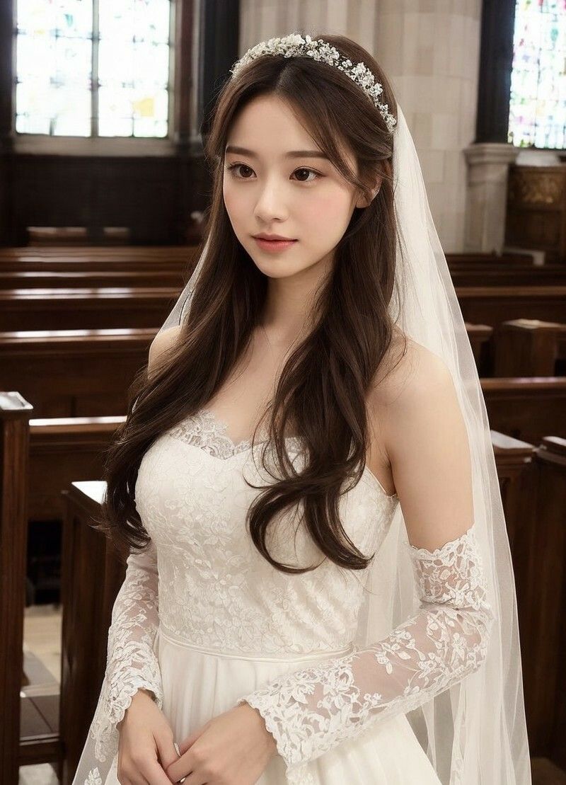 【美女名録】vol2.17  白い約束──その夜に永遠を誓う  200枚【AIグラビア写真集】 - サンプル画像 2