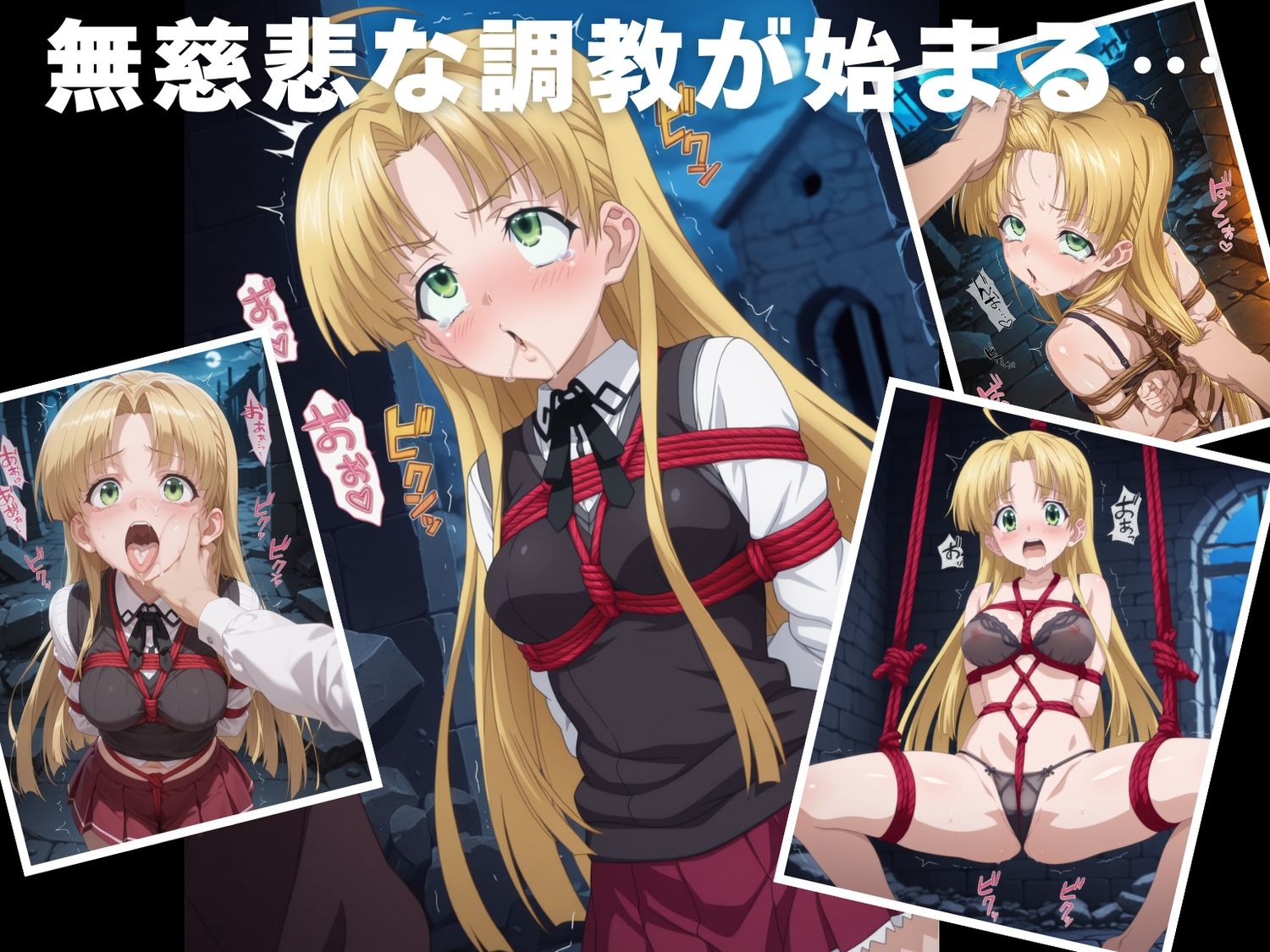 【調教・拘束・触手】ア●シア・アルジェント - サンプル画像 2