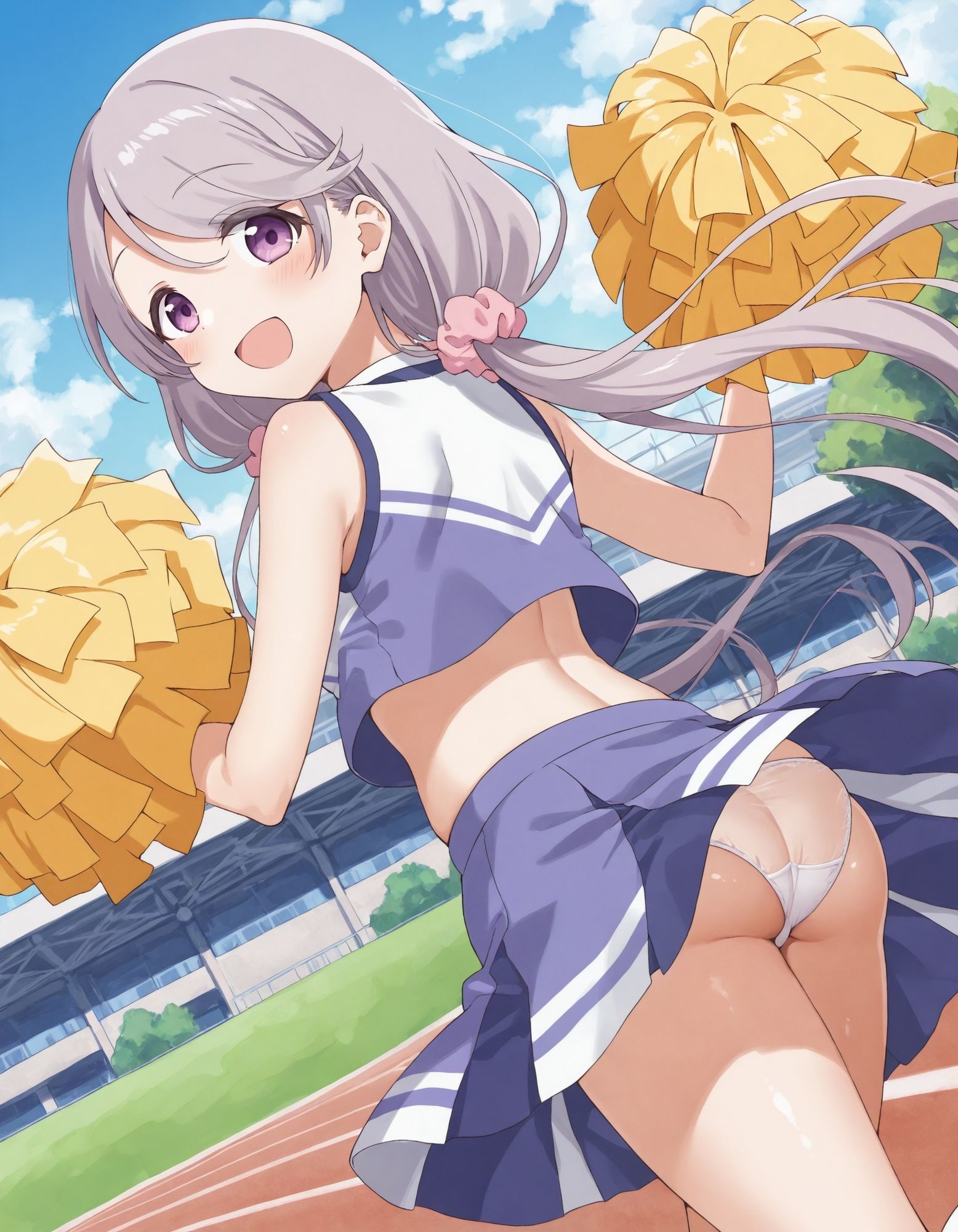 敷〇桜子のパンチラ〜チアガール編〜 - サンプル画像 2