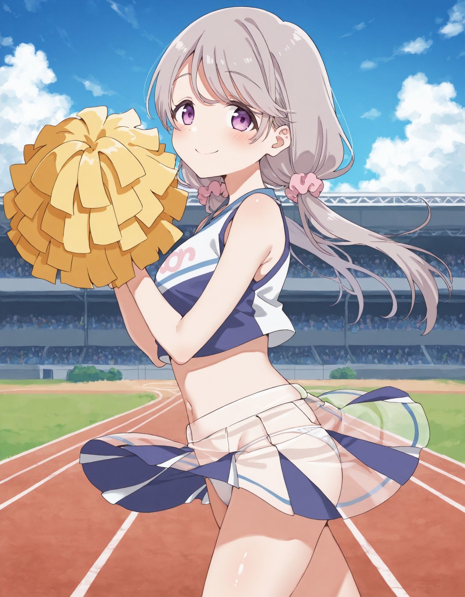 敷〇桜子のパンチラ〜チアガール編〜 - サンプル画像 5