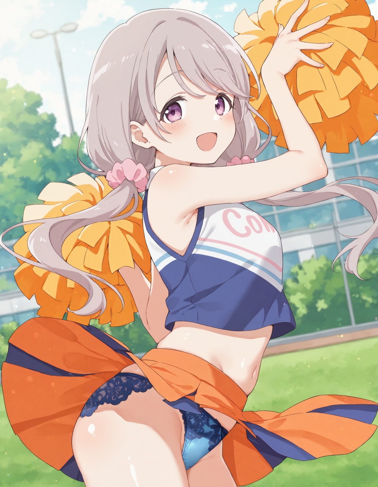 敷〇桜子のパンチラ〜チアガール編〜 - サンプル画像 8